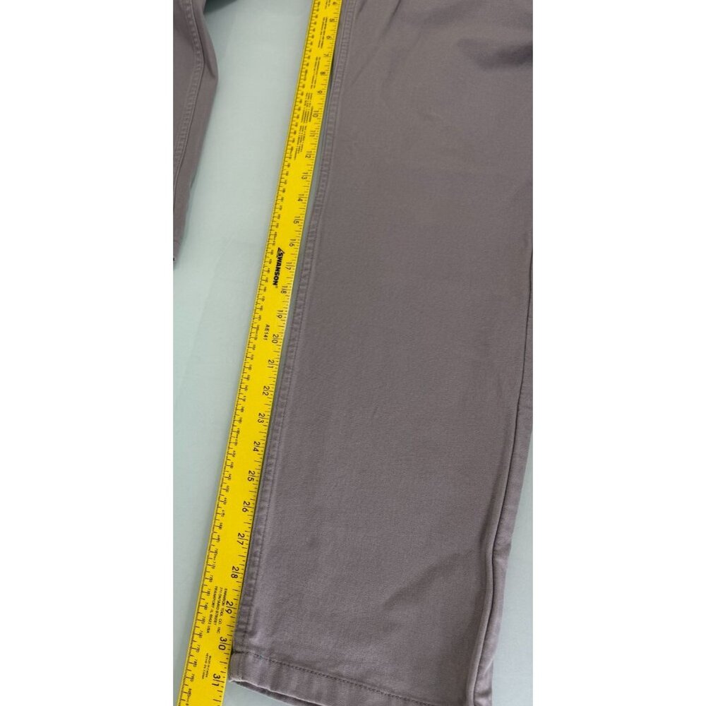 Mugsy Damens Pants Mens 34X32 Chino Stretch Comfort Gray Casual Golf - Picture 10 of 12